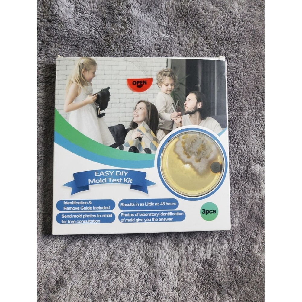 New DIY Mold Test Kit 3-Piece Set - Results in 48 Hours & Lab Consultation